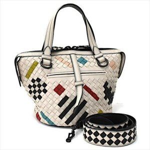 Bottega Veneta Abstract Tambura Bag Intrecciato Nappa